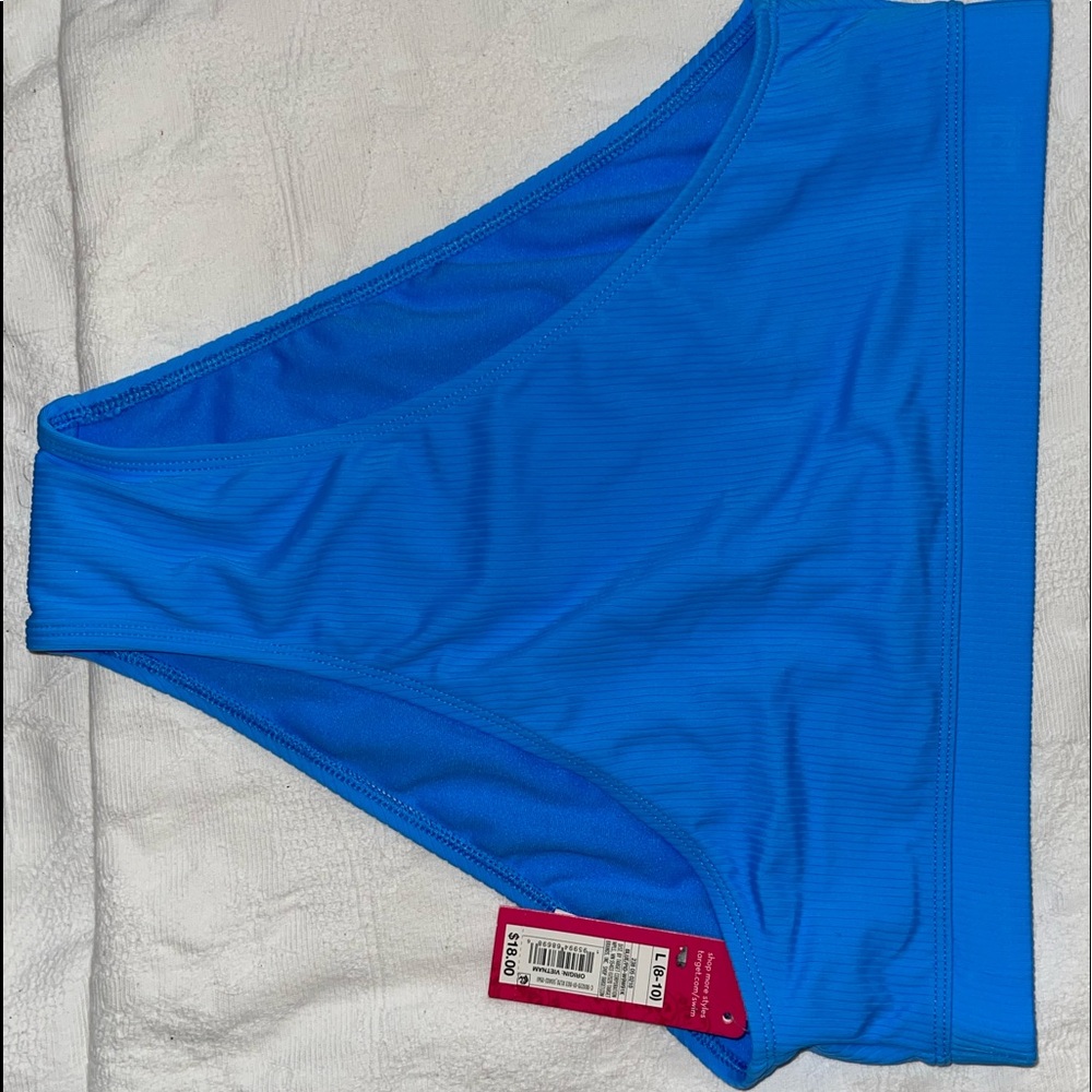 Bikini Bottom Blue Large New With tag